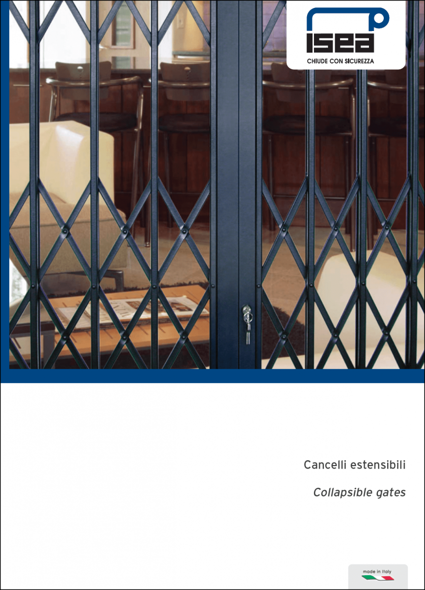 Collapsible safety gates catalogue cover