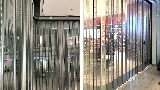 Protector sliding folding shutter FoldingPACK&reg; for BUD Budapest airport