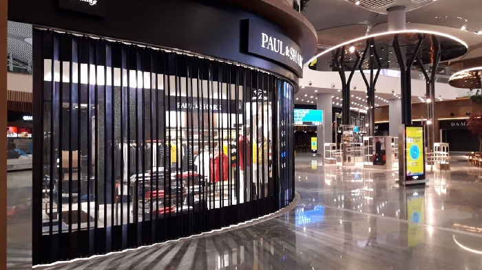 FoldingPACK&reg; sliding closure - New Istanbul airport